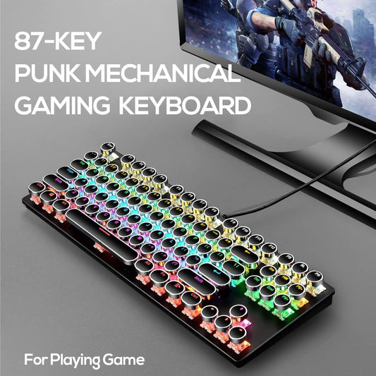 Clavier Gamer Rétro Éclatant