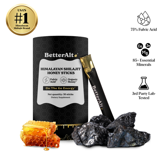 Shilajit au Miel Sticks Énergisants