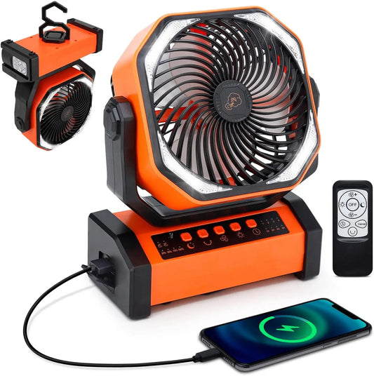 Ventilateur Portable Rechargeable LED